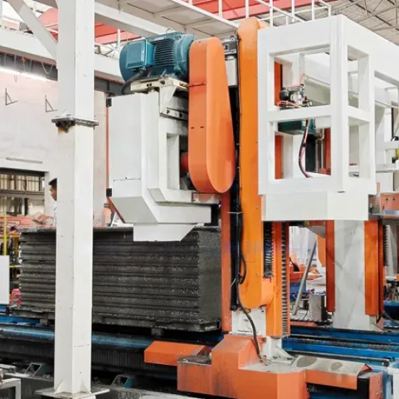 Produktionslinie für leichte Trennwände - Lösung