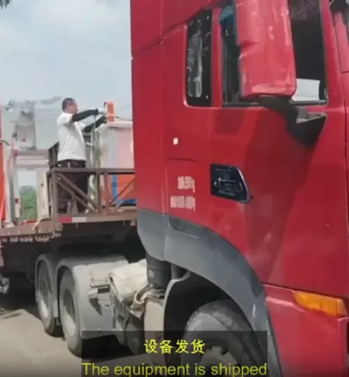Projekt einer Produktionslinie für selbstisolierte Blöcke für den Kunden Xinjiang Hotan