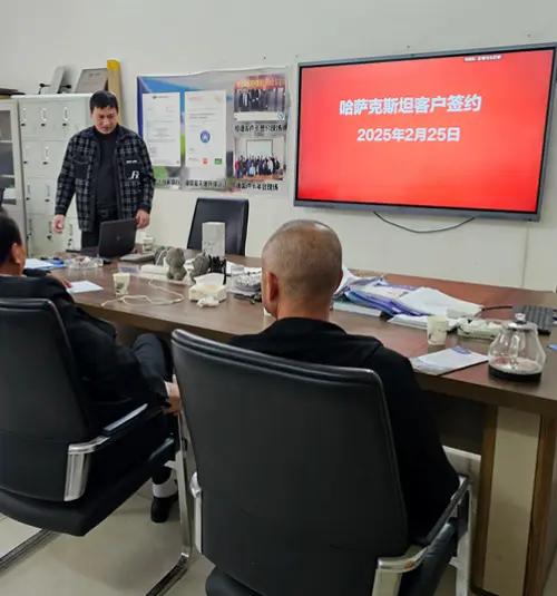 Projekt zur Modernisierung der automatisierten Blockproduktionslinie für einen Kunden in Kasachstan